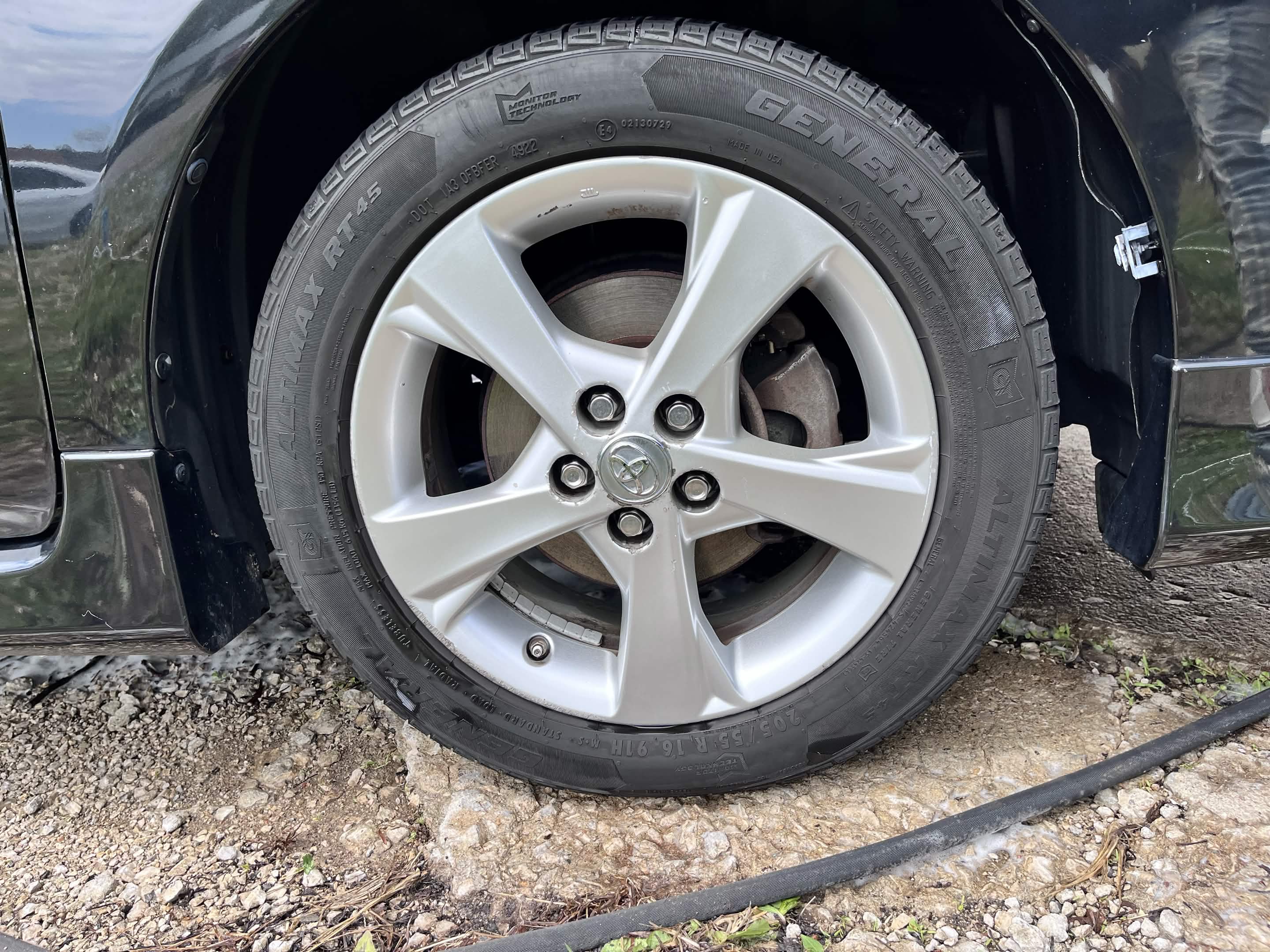 After - clean car exterior