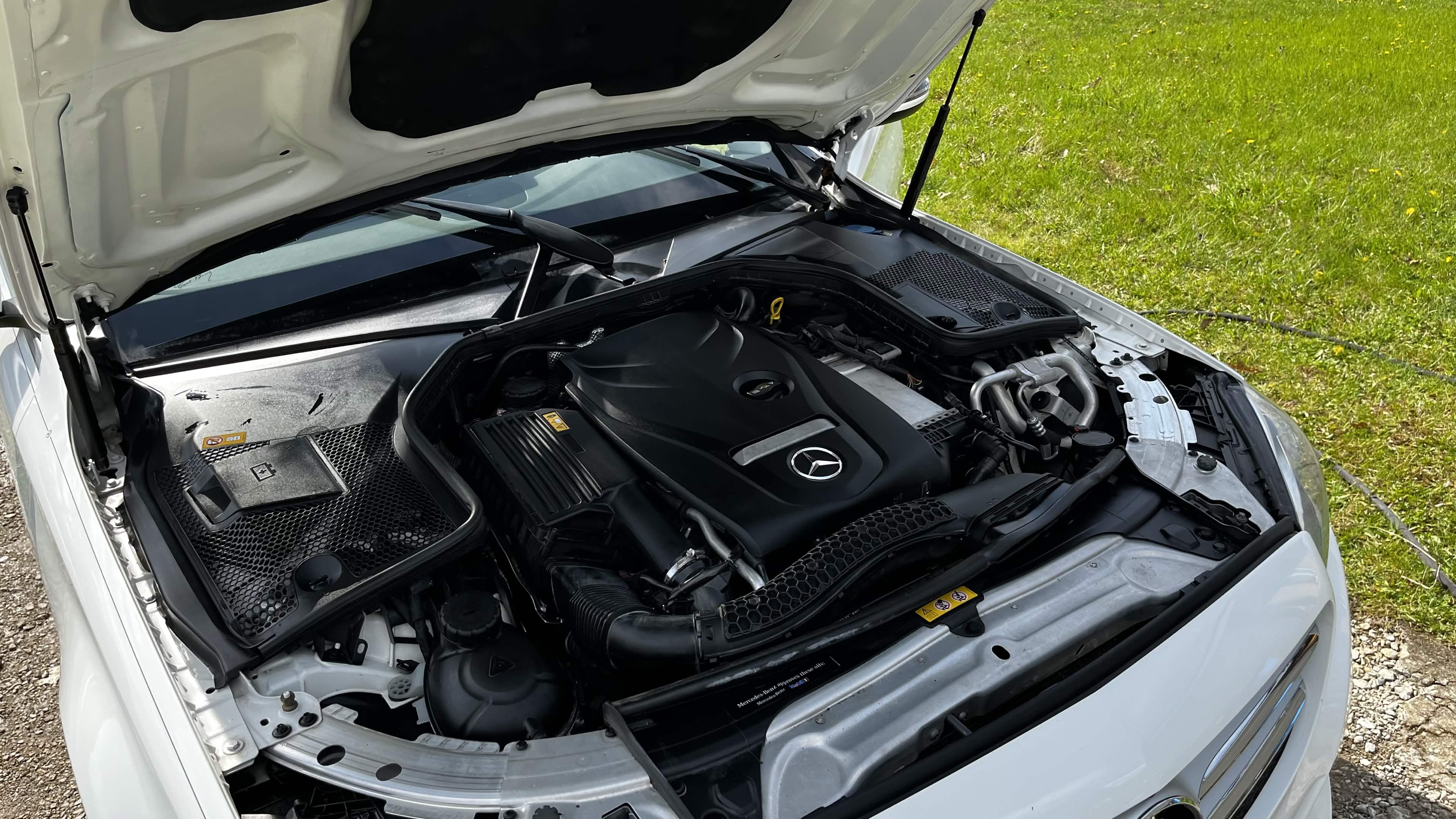After - clean engine bay