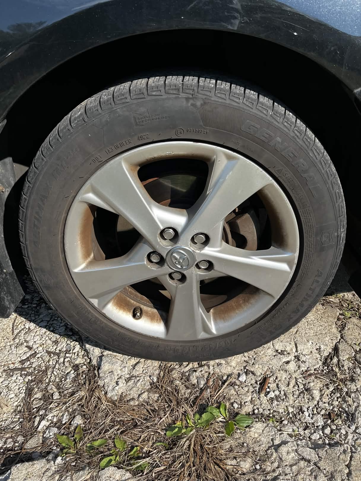 Before - dirty car exterior